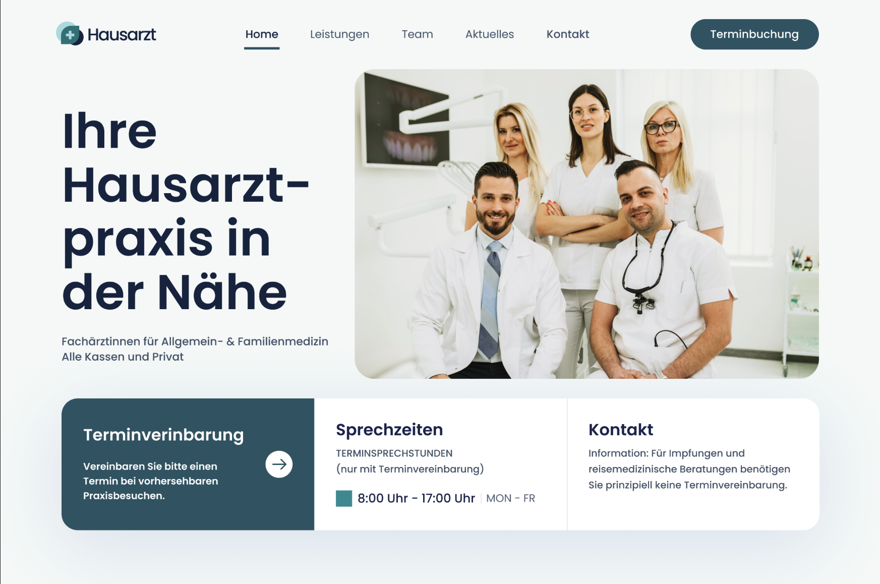 Variante A – Hero mit Bild